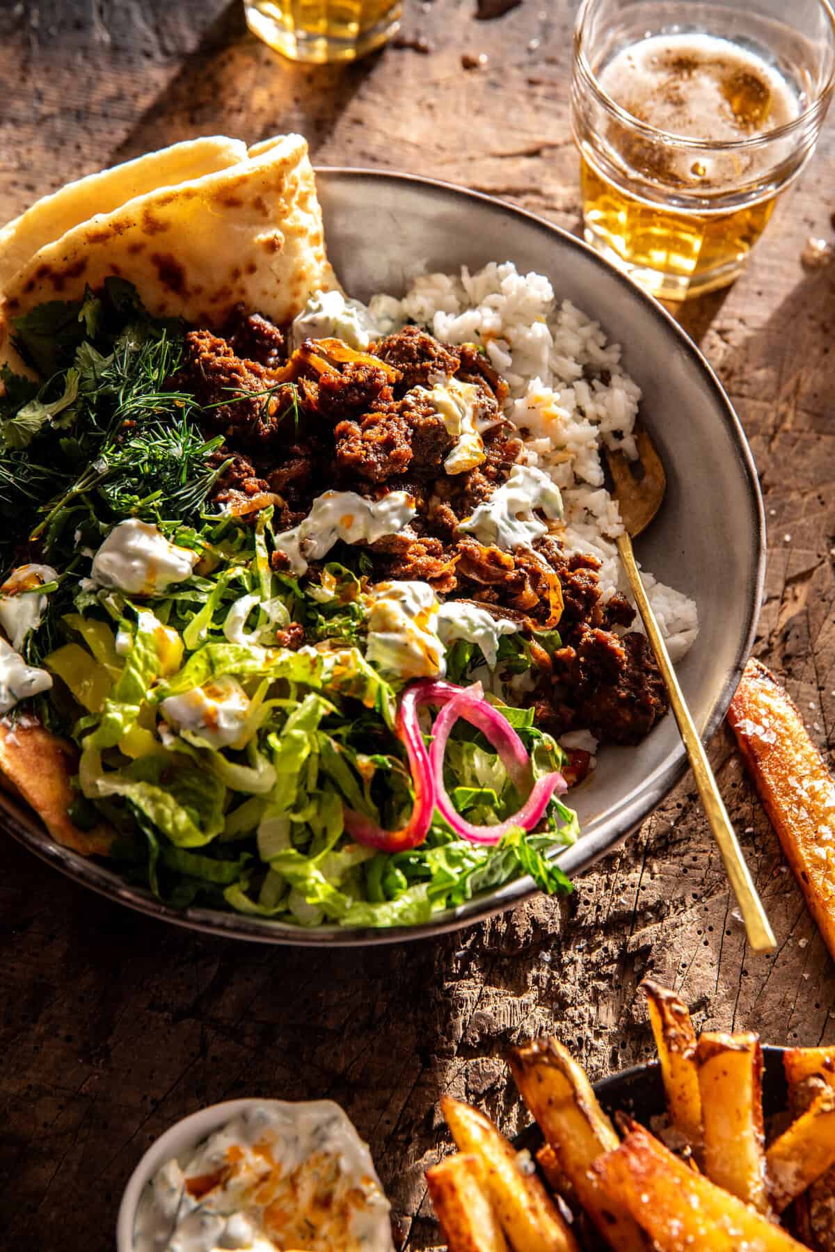 Lamb Gyro Over Rice